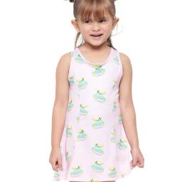 IO Kids Pink Printed Dress-image-35