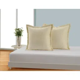 Swayam Beige Polyester 41 cm x 41 cm Cushion Covers - Set of 2-image-23