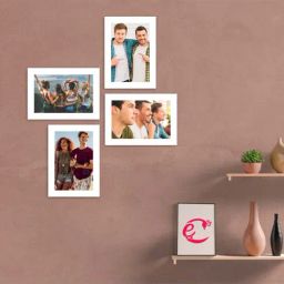 eCraftIndia Memory Wall Collage Photo Frame - Set of 4 Photo Frames for 4 Photos of 5'x7'-image-8