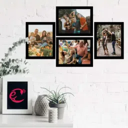 eCraftIndia Memory Wall Collage Photo Frame - Set of 4 Photo Frames for 4 Photos of 8'x10'-13