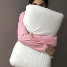 The White Willow White Stitched Memory Foam Pillow - Set of 1-2