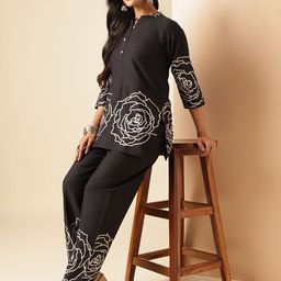 Vbuyz Printed Cotton Tunic With Trouser Co-Ords-image-94