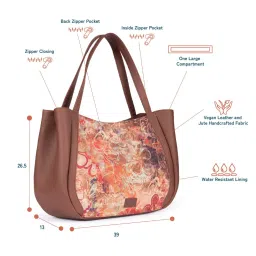 ZOUK FloLov Multicolor Printed Luna Shoulder Bag image 3