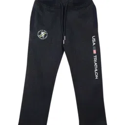 Monte Carlo Kids Navy Cotton Printed Trackpants-image-54