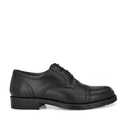 Carlo Romano Men's Black Brogue Shoes-picture-21