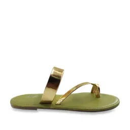 The Madras Trunk Women's Comet Gold Toe Ring Sandals-image-88