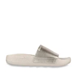 Skechers Women's HYPER SLIDE - SHINE ON Gold Casual Slippers-0