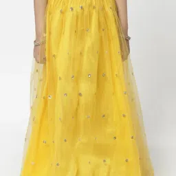studiorasa Kids Yellow Sequence Skirt-image-25