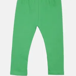 Kryptic Kids Bottle Green Cotton Regular Fit Leggings-image-100