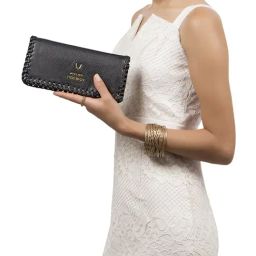 Hidesign ATELIER 2022 Black Logo Bi-Fold Wallet For Women-picture-38