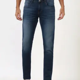 Peter England Navy Skinny Fit Jeans-picture-37