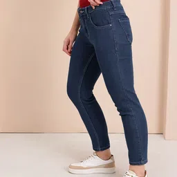 Mast & Harbour Women Slim Fit Stretchable Jeans-picture-1