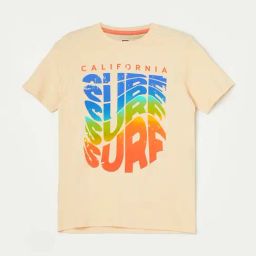 Fame Forever by Lifestyle Kids Cream Cotton Printed T-Shirt-image-83