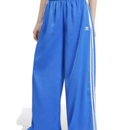 Adidas Originals Blue Relaxed Fit Sports Trackpants-image-42