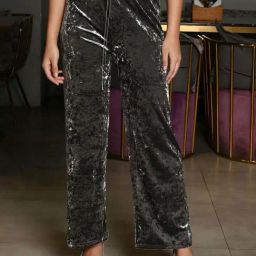 Odette Grey Plain Trousers-image-31