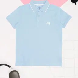 Pantaloons Junior Boys Blue Polo T-Shirt-picture-1