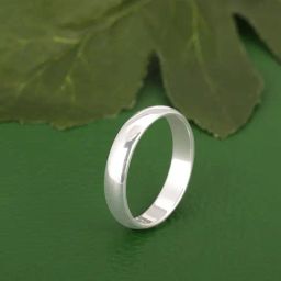 GIVA 92.5 Sterling Silver Silver Modern Grace Ring For Men-image-38