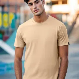 Bewakoof Brown Cotton Regular Fit T-Shirt-picture-24