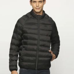 Pepe Jeans Black Regular Fit Quilted Jacket-37