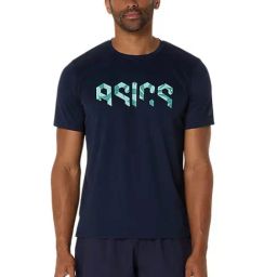 Asics Men's Midnight Hex Graphic T-Shirt-image-83