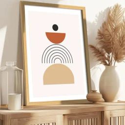Art Street Boho Geometric Wall Art Painting-29