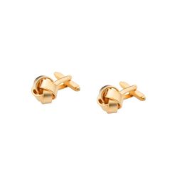 The Tie Hub Men Gold-Toned Rhodium-Plated Quirky Cufflinks-image-12