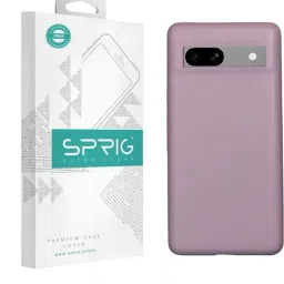 Sprig PU Leather Back Cover for Google Pixel 7A 5G (Purple)-image-98