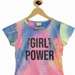 Tiny Girl Multicolor Graphic Print T-Shirt-image-38