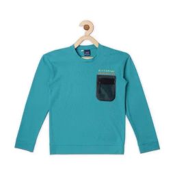 Cavio Kids Blue Cotton Regular Fit Full Sleeves T-Shirt-image-91
