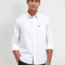 Arrow Sport White Cotton Slim Fit Shirt-picture-25