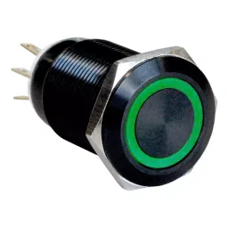 ARCOLECTRIC (BULGIN LIMITED) ANTI VANDAL SW, SPDT, 5A, 24V/125V, GRN, MPI005R28LAGN12-picture-30