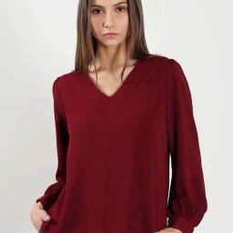 Vero Moda Beet Red Top-image-83