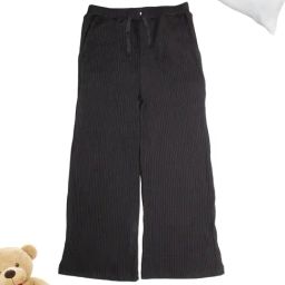 Kiddopanti Black Flared Nightwear Bottoms1 Pajama-image-73