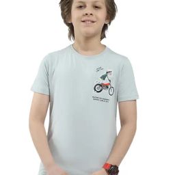 Monte Carlo Boys Grey Printed T-Shirt-image-94