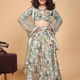 NIVUDI Girls Printed Ready to Wear Lehenga Choli-picture-15