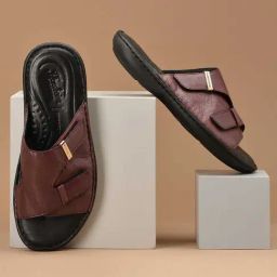 Florsheim Men's Burgundy Casual Sandals-image-36