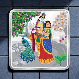 Taraash Radha Krishna 999 50gm Silver Coin by ACPL-image-74