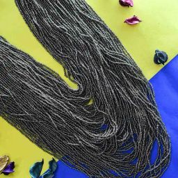 Imli Street Grey Long Beaded Necklace-image-92