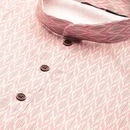 MANQ Men Striped Thread Work Kurta image 2