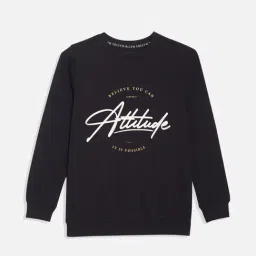 Allen Solly Junior Boys Navy Printed Sweatshirt-picture-13