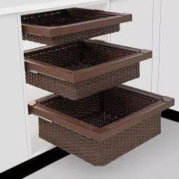 Olive 864x508x100 mm OWA-12B1 Dark Brown Wicker Basket Kit (Soft Close)-picture-29