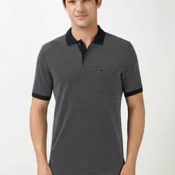 Peter England navy Polka Dot T-shirts-picture-27