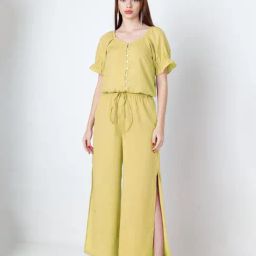 Zink London Yellow Maxi Co-Ord Set-picture-21