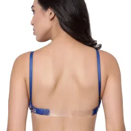 Inner Sense Blue Printed Full Coverage Backless Bra - Pack of 3 image 2