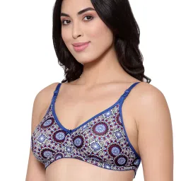 Inner Sense Blue Printed Full Coverage Backless Bra - Pack of 3 image 3