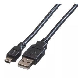ROLINE USB CABLE, 2.0 A-MINI B PLUG, 1.8M, BLUE, 11.02.8719-image-30