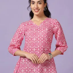 Moda Rapido Women Geometric Printed A-Line Top-image-83
