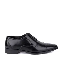 Hydes N Hues Men's Black Brogue Shoes-image-36