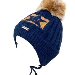 Gajraj Kids Self Design Woollen Beanie image 4