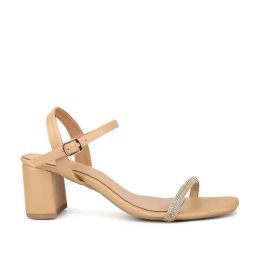 Inc.5 Women's Dark Beige Ankle Strap Sandals-image-83